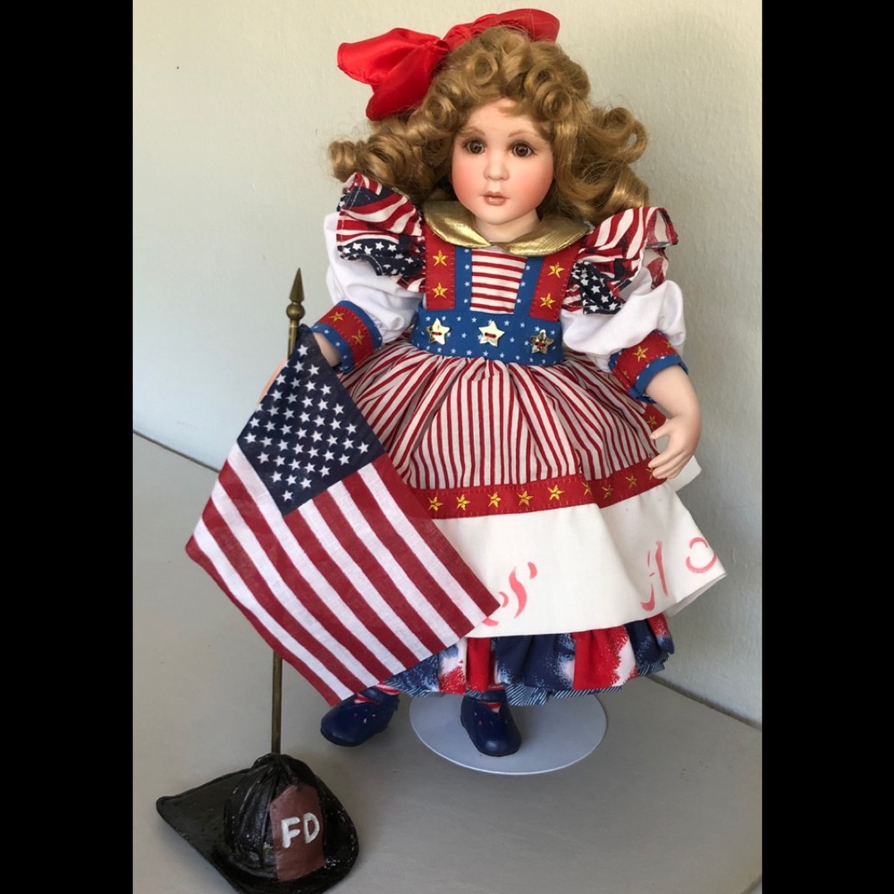 Freedom Porcelain Doll by Chris Miller
